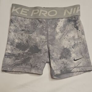 Nike Pro Marble Gray Shorts